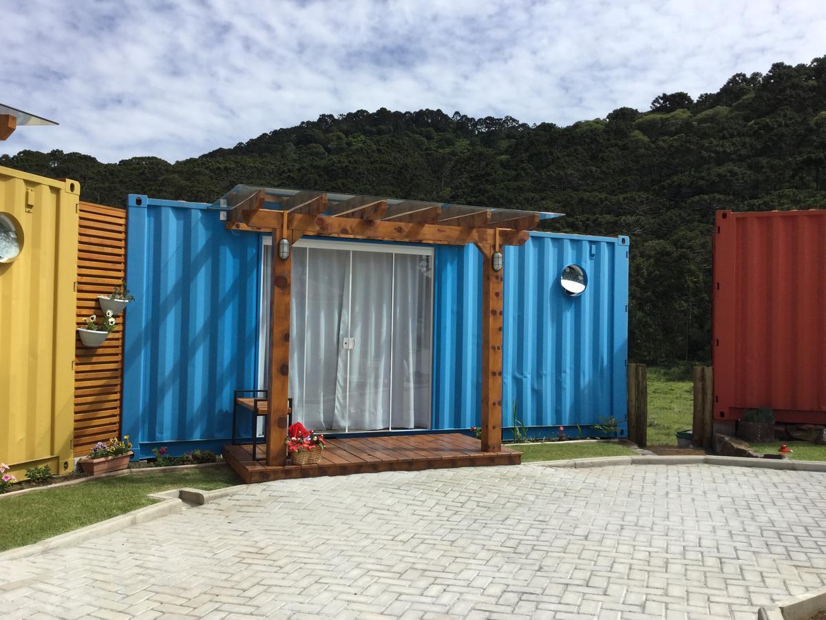Villa dos Ventos Hospedagem Container Bom Jardim da Serra Exterior foto
